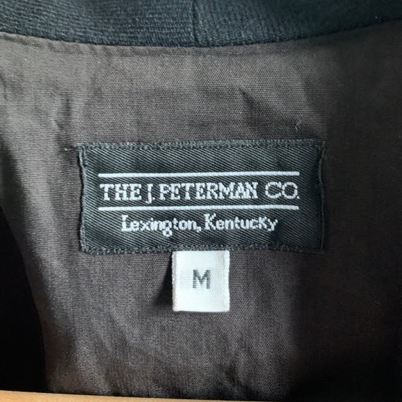J Peterman Co. Vintage Black Vest - Picture 3 of 5